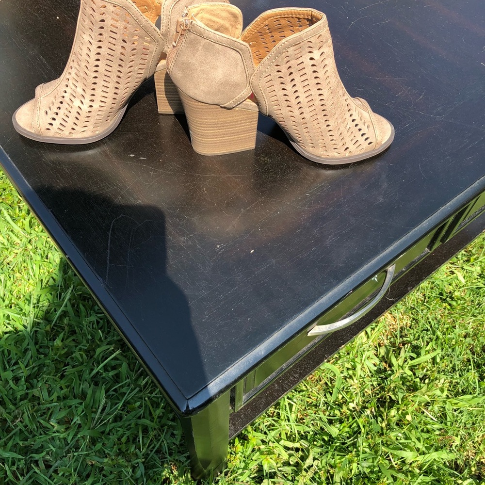 Bootie peep toe sandals